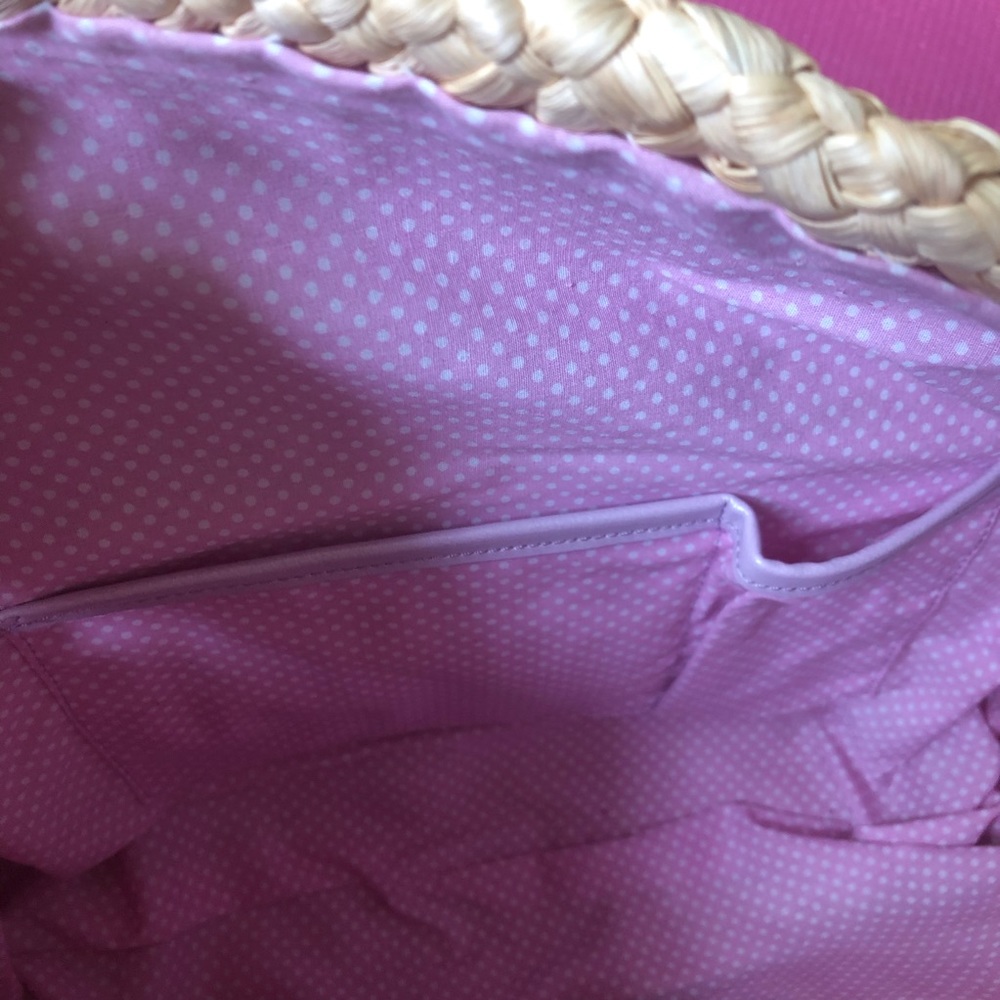 πHPπ πππ Woven Rattan Latch Satchel πππ - Picture 9 of 13